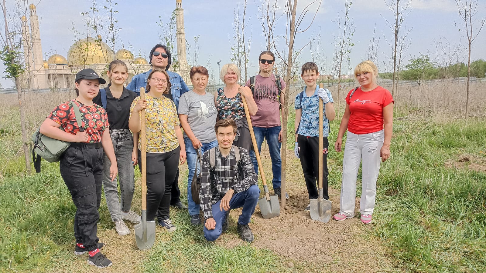 Челлендж по посадке деревьев "Жасыл мекен" 13.05.2023